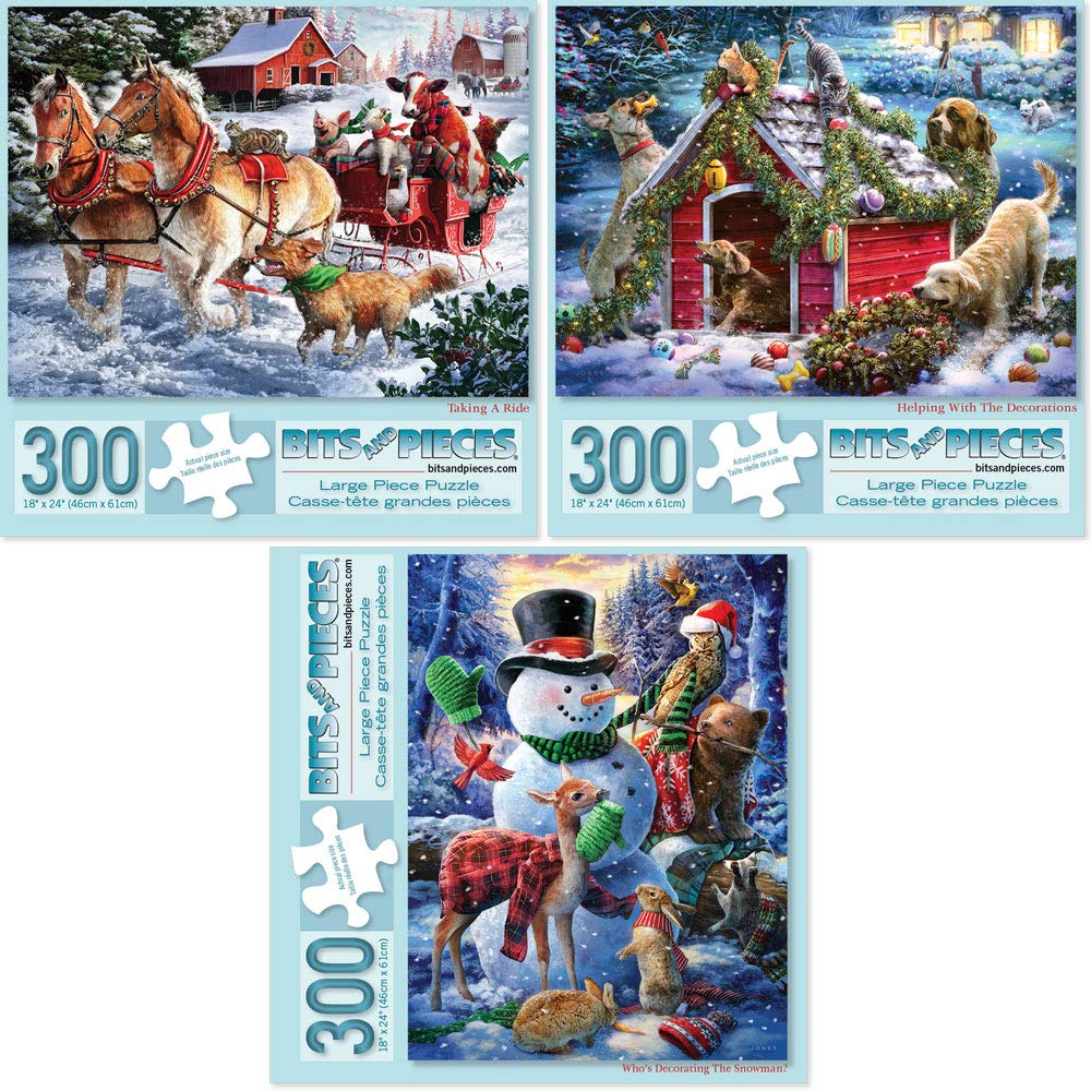 Amazon.com: Bits and Pieces - Value Set of Three (3) 300 Piece
